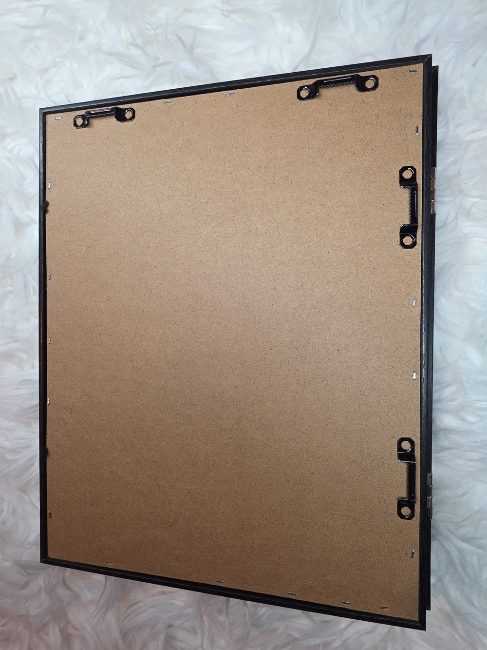 Classic Black Wood Photo Frame with White Mat - Home Accents - Picture 3 of 4